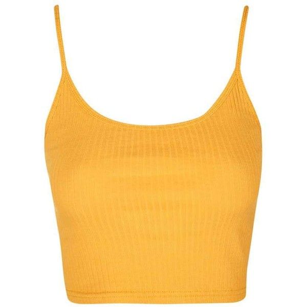 yellow crop top